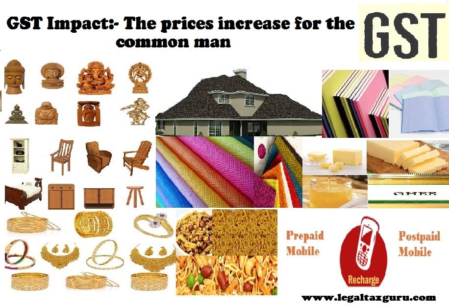 GST Impact The prices increase for the common man