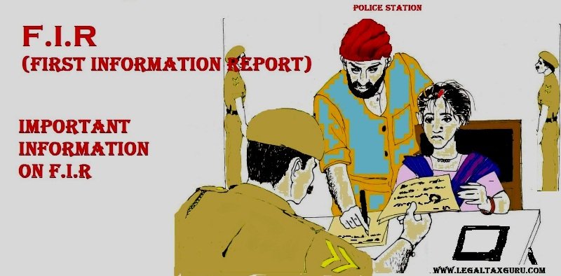 The process of filing the FIR