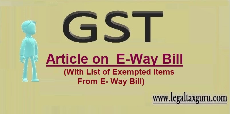 E-way bill