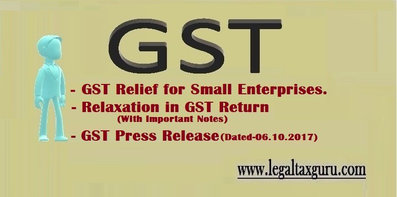 Relaxation in GST Return