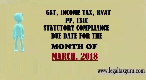 Due Date for GSTR-3B