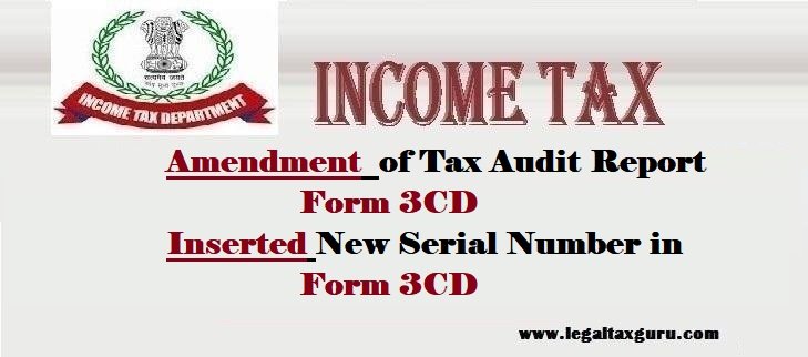 changes in form 3cd for ay 2018-19