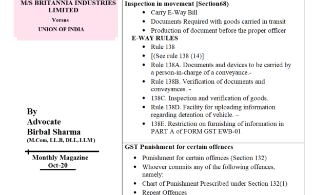 GST UPDATE MAGAZINE MONTH OF OCT-2020  (DIGITAL)